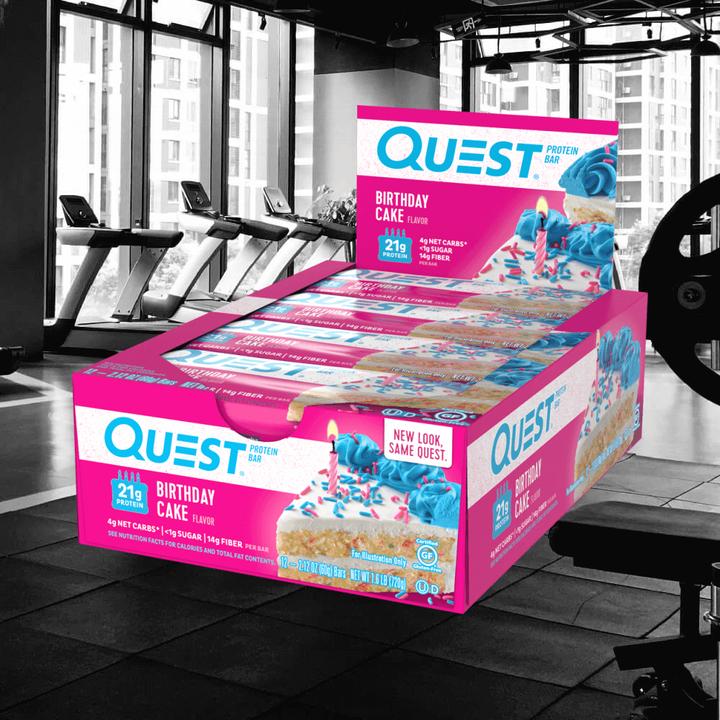 Actual product image Quest Nutrition Bar (Birthday cake, 1 pcs., 720 g)
