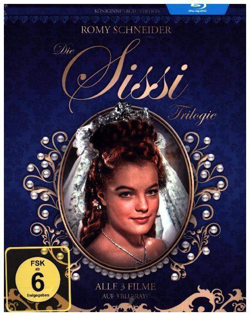 Trilogie Sissi - Edition Bleue de la Reine (Blu-ray, 2017, Allemand)