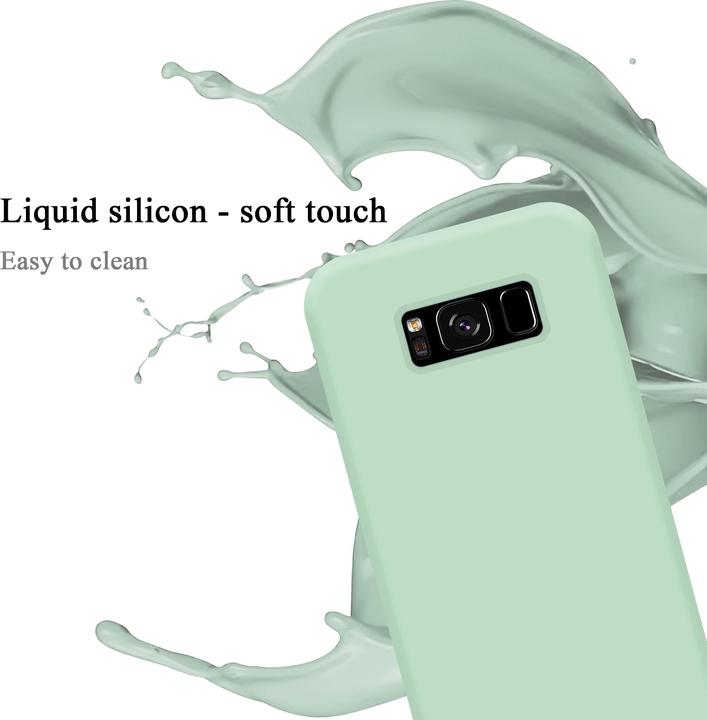 Actual product image Cadorabo TPU Liquid Silicone Case Cover (Samsung Galaxy S8+)