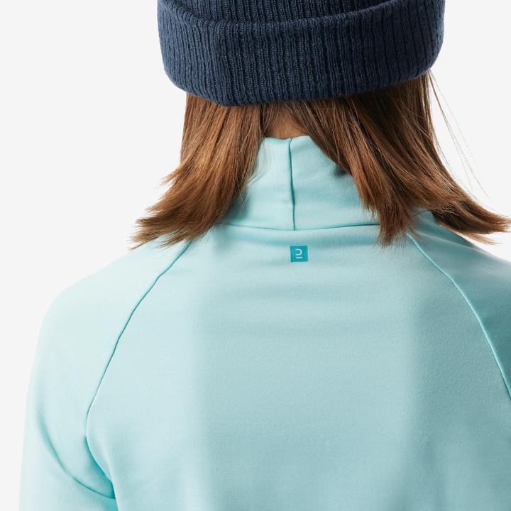 Image du produit Wedze Sous-vêtements de ski T-shirt fonctionnel enfant col haut - BL 500 turquoise (3, 4)