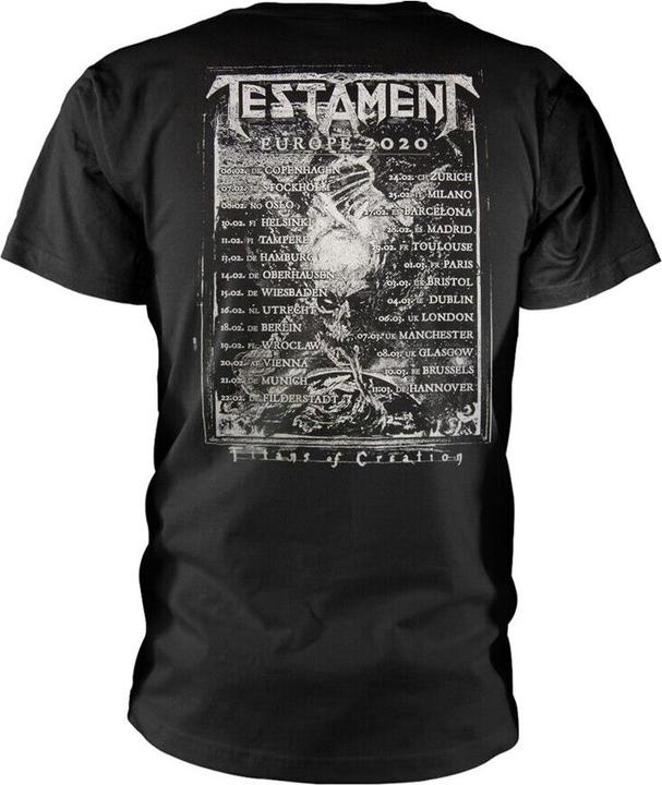 Produktbild Testament WWIII Europe 2020 Tour TShirt (S)