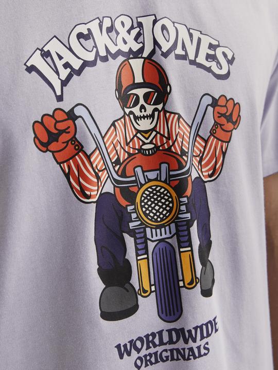 Produktbild Jack & Jones Gedruckt Rundhalsausschnitt T-shirt T-shirt (S)