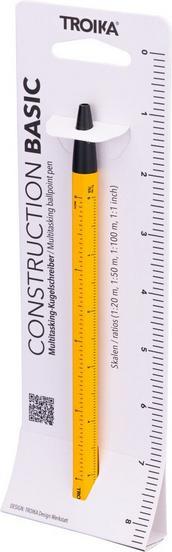 Produktbild Troika Kugelschreiber Construction Basic Gelb (Gelb, 4 x)