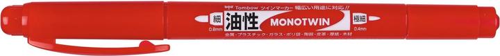 Image du produit Tombow Marqueur permanent MONO twin Rouge (Rouge, 1 x)
