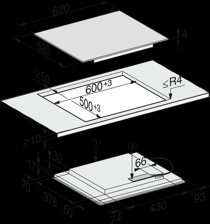 Produktbild Miele KM 7564 FL 11153170