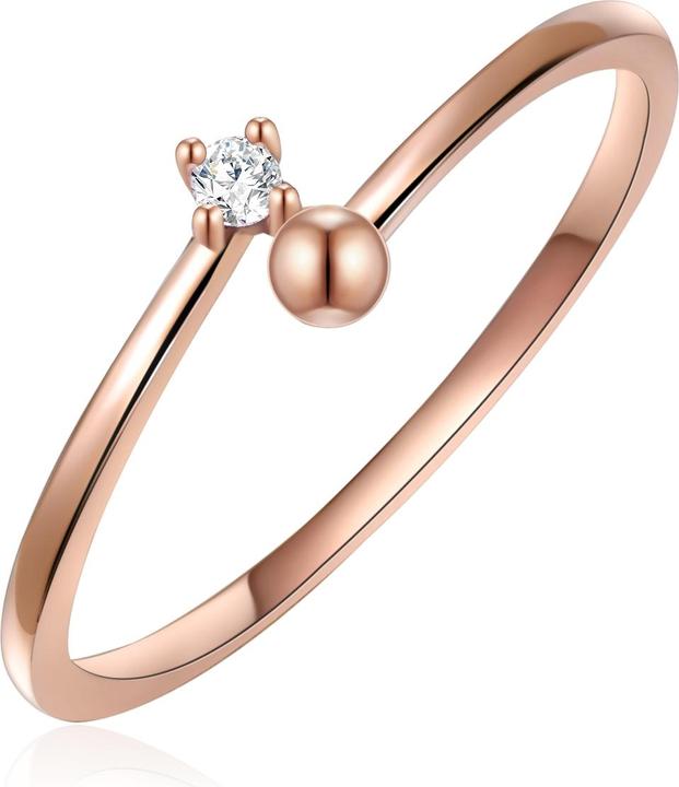 Produktbild Glanzstücke München Damen Sterling Silber Topas roségold - 15278 (56, 925 Silber)