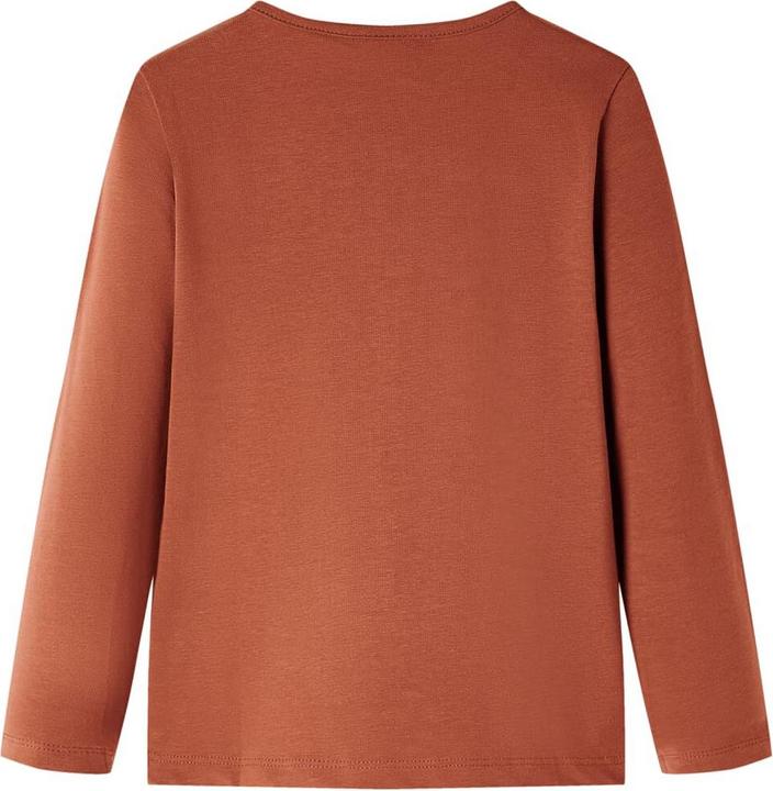 Image du produit VidaXL T-shirt manches longues enfant Cognac 140,Matière : 95% coton. 5 (140)