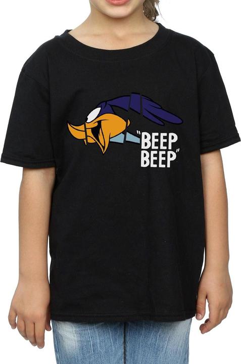 Actual product image Looney Tunes Girls Road Runner Beep Beep Cotton T-Shirt (116)