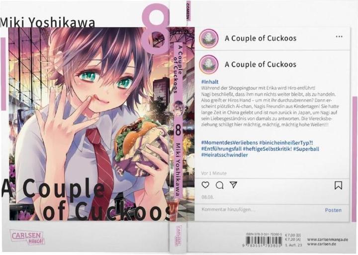 Immagine prodotto A Couple of Cuckoos 8 (Tedesco, Miki Yoshikawa, 2023)
