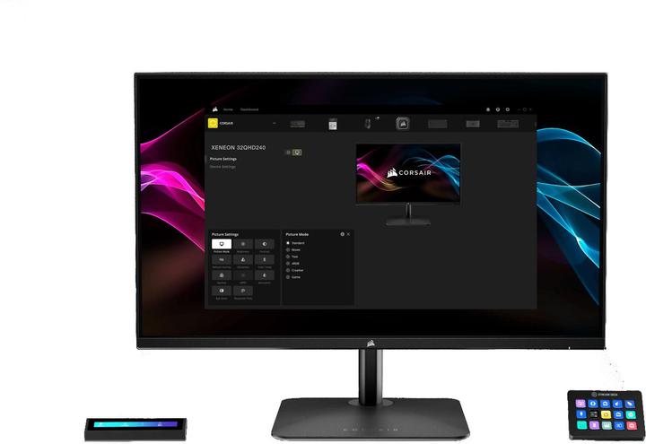 Actual product image Corsair Xeneon 32UHD144-A (3840 x 2160 Pixels, 32")