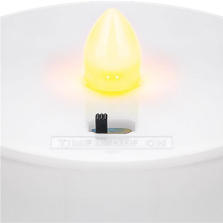 Immagine prodotto AccuCell Lampada a LED per tombe con timer, rosso bianco caldo, a batteria per uso interno ed esterno (1 x)