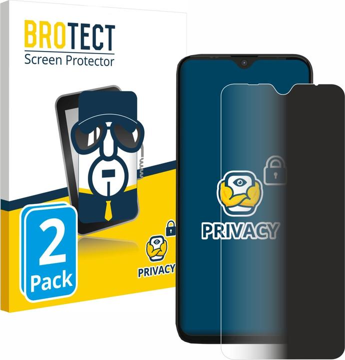 Productafbeelding BROTECT Anti-spionnetje privacyfolie Beschermfolie tegen blauw licht (2 Stuk, Gigaset GS4)