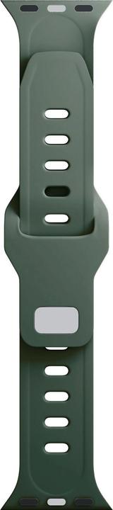 Immagine prodotto 3MK Cinturino in silicone Ciemnozielony/ Verde scuro dla Apple Watch 42/44/45/49mm (Acciaio inossidabile, Silicone)