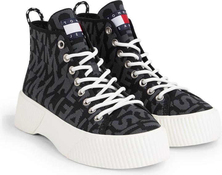 Tommy Hilfiger Damen-High-Top-Sneaker Vulc gestrickt Mc