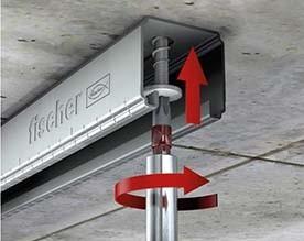 Image du produit Fischer FIS 538757 Rail de montage FLS 37/1.2 - 2m