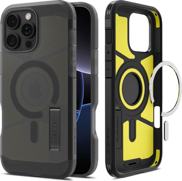 Immagine prodotto Spigen - Tough Armor MagSafe - iPhone 16 Pro Max - Frost Black (Apple iPhone 16 Pro Max)