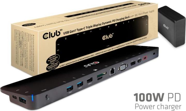Actual product image Club 3D CSV-1564W100 (USB-C, 1 Ports)