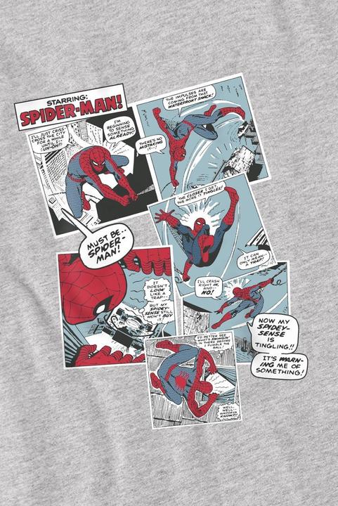 Actual product image Spiderman Mens Panel Collage T-Shirt (M)
