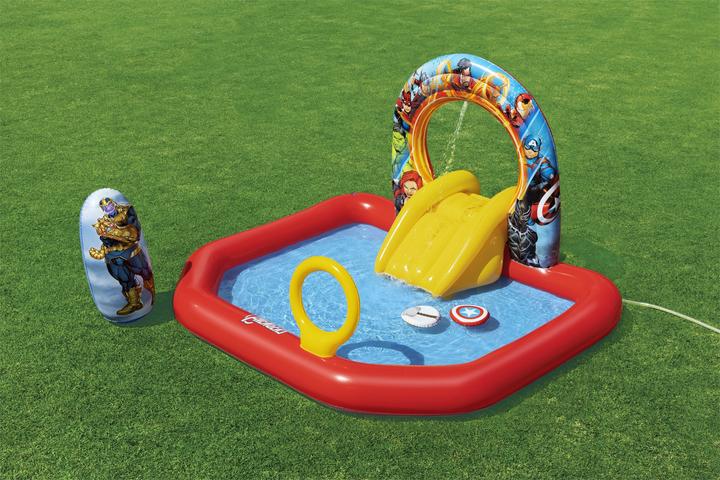 Actual product image Bestway Marvel's Avengers Assemble Kids Inflatable Water Play Center