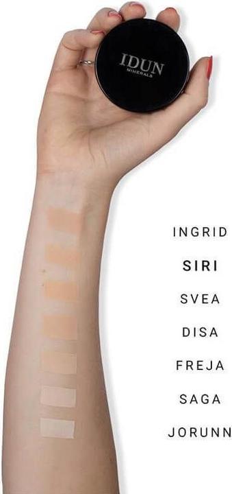 Actual product image IDUN Minerals Foundation Powder-IDUN Powder Foundation Svea Warm Mineral