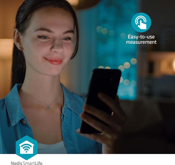 Produktbild Nedis SmartLife Pulsoximeter | Bluetooth | OLED-Anzeige | Akustischer Alarm / Anti-Bewegungsstörunge