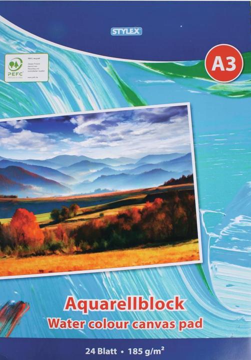 Actual product image Stylex Watercolour block (A3, Hardcover)