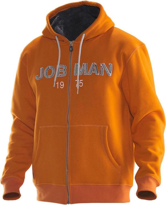 Immagine prodotto Jobman Felpa con cappuccio con fodera vintage da uomo (XXL)