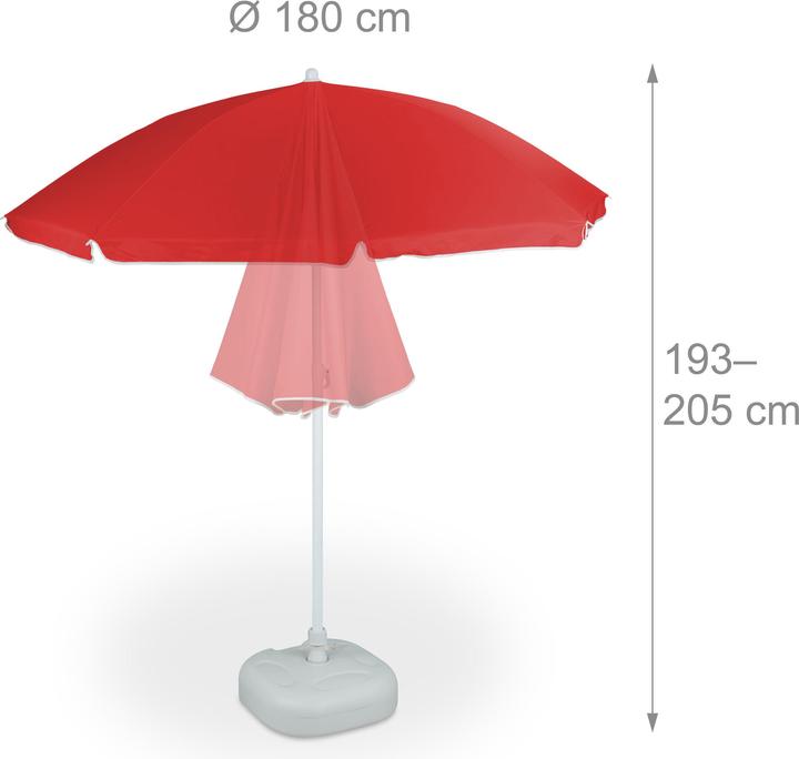 Immagine prodotto Relaxdays Ombrellone (1.80 m)