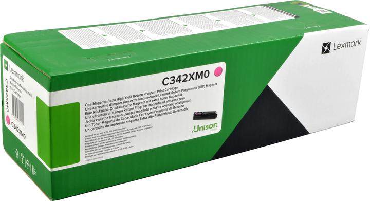 Image du produit Lexmark C342XM0 toner magenta 4 500 pages ISO/IEC 19752 Magenta C 3426 (M)