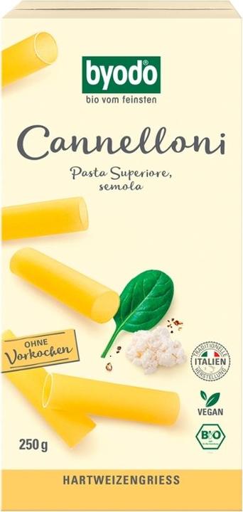 Actual product image Byodo Cannelloni semola organic (250 g)