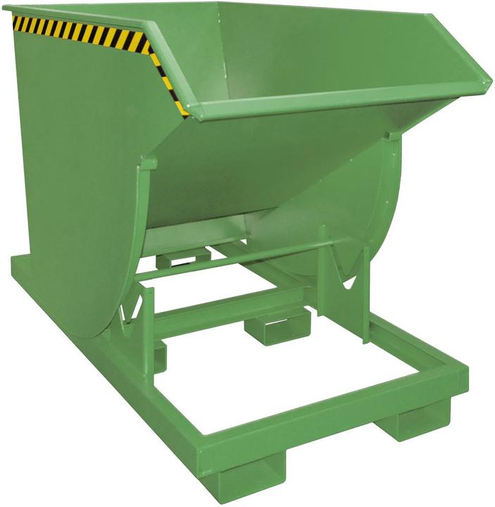 Actual product image eurokraft pro Tipping container, narrow version (1000 l)