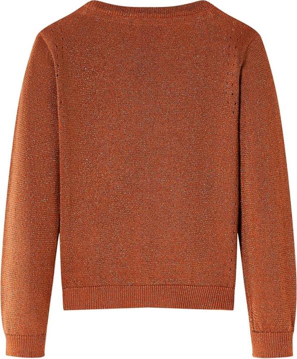 Produktbild VidaXL Kinder-Strickjacke Cognac 104,Material: 97 % Baumwolle. 3 (104)