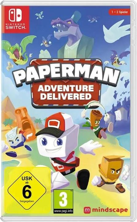 Actual product image Mindscape Paperman: Adventure Delivered (Switch, Switch Lite, Switch OLED, DE)