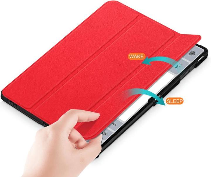 Produktbild Cover-Discount Galaxy Tab S9 Ultra - Tri-fold Smart Case rot (Galaxy Tab S9 Ultra)