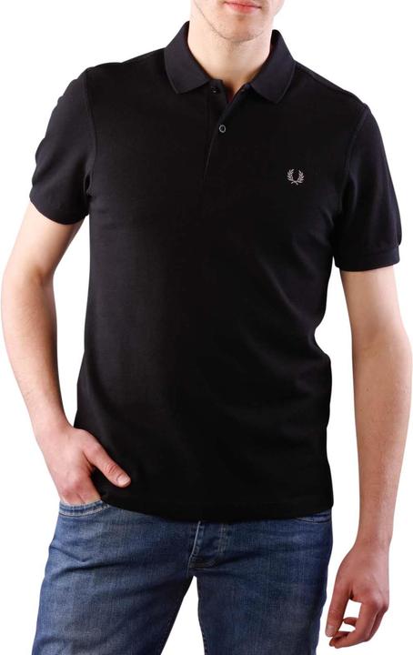 Actual product image Fred Perry Plain Polo Shirt black (S)