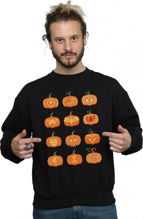 Image du produit - Sweat AVENGERS HALLOWEEN PUMPKIN - Homme (M)