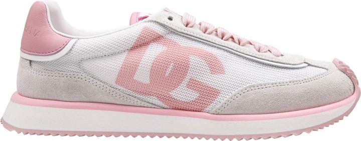 Produktbild Dolce & Gabbana dragon sneakers in mixed materials white and pink color (42)