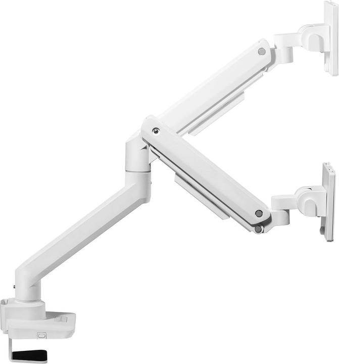 Immagine prodotto Silverstone SST-ARM14- Braccio per monitor LCD LED singolo con design a molla a gas per impieghi gravosi (Tavolo, 49")