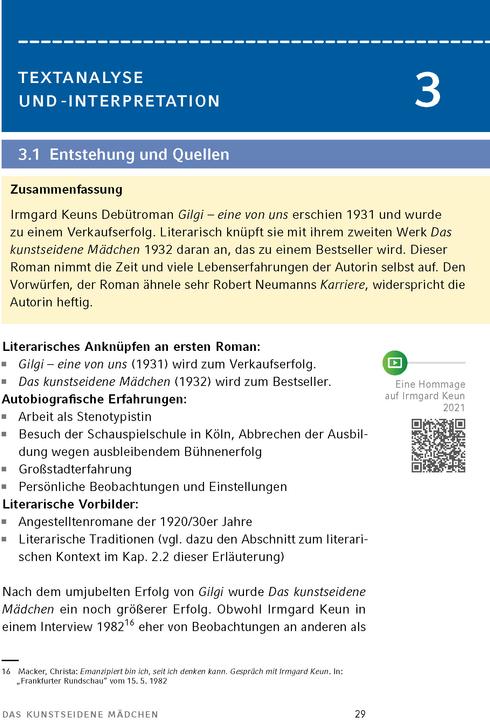Actual product image Abitur Niedersachsen 2026 GA Deutsch - Abi- Paket (German, Henry von Kleist, Irmgard Keun, 2024)
