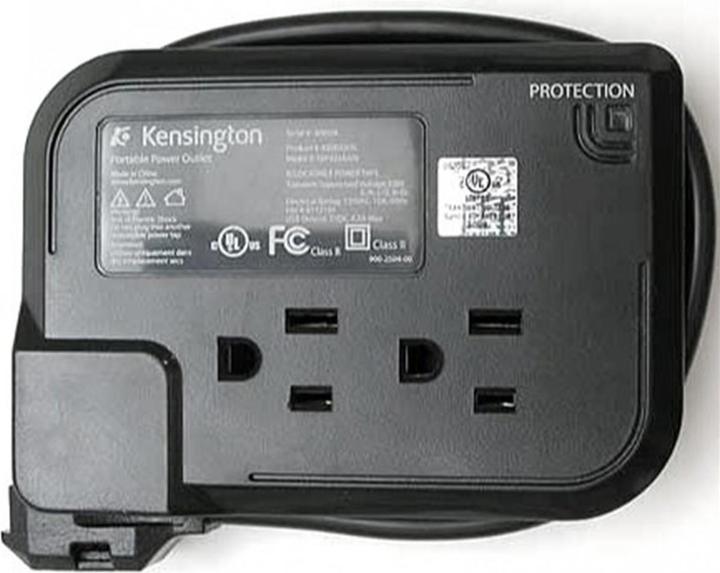 Produktbild Kensington Travel Portable Outlet (x3) mit USB Port (x2)