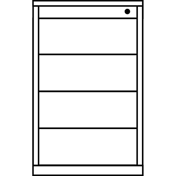 Actual product image Mauser drawer containers (41.5 x 80 x 72 cm)