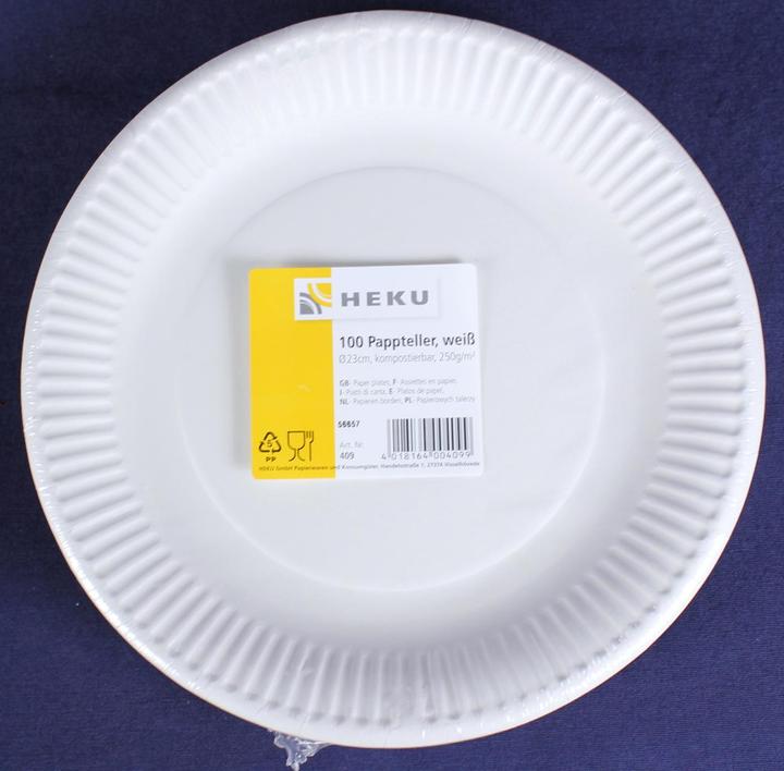Image du produit Heku Assiette en carton (100 x)
