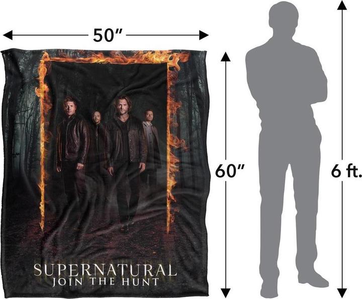 Immagine prodotto Supernatural Join The Hunt Coperta (152 x 127 cm)