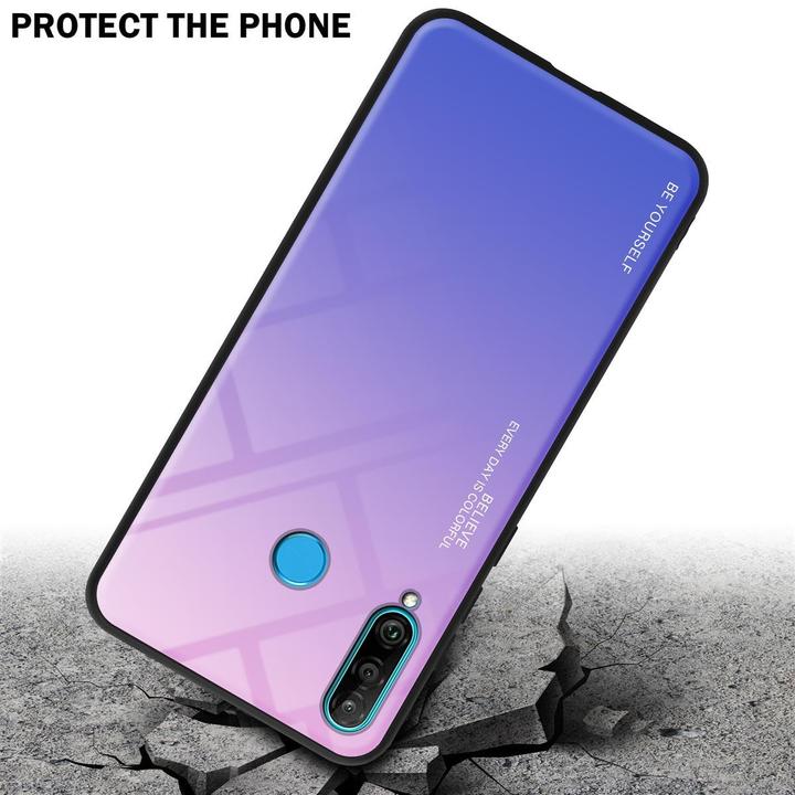 Actual product image Cadorabo TPU 2 colors glass cover (Huawei P30 Lite)