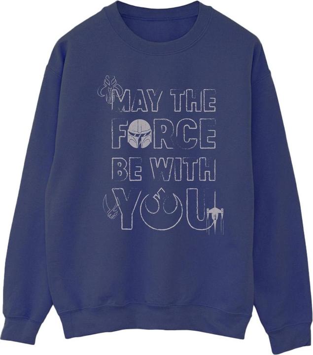 Star Wars The Mandalorian May The Force Mando Sweatshirt (M)