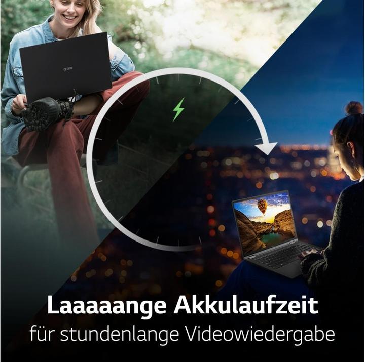 Actual product image LG gram 16 (16", Intel Core i7-1360P, 32 GB, 2000 GB, DE)