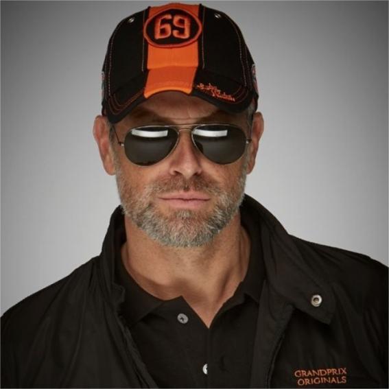 Image du produit Grandprix Originals Black-Orange 69 Casquette unie