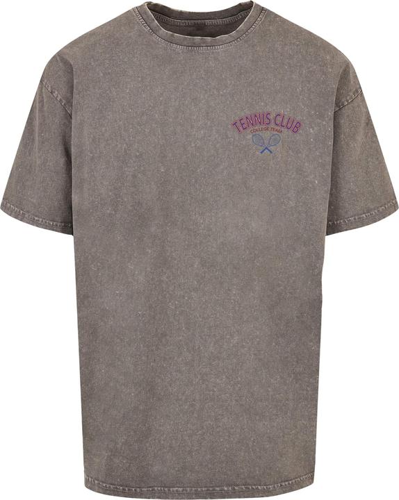 Merchcode College Club Acid Washed Oversized Tee - 112903 (L)