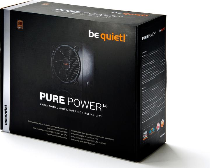 Actual product image be quiet! Pure Power L8-600W (600 W)