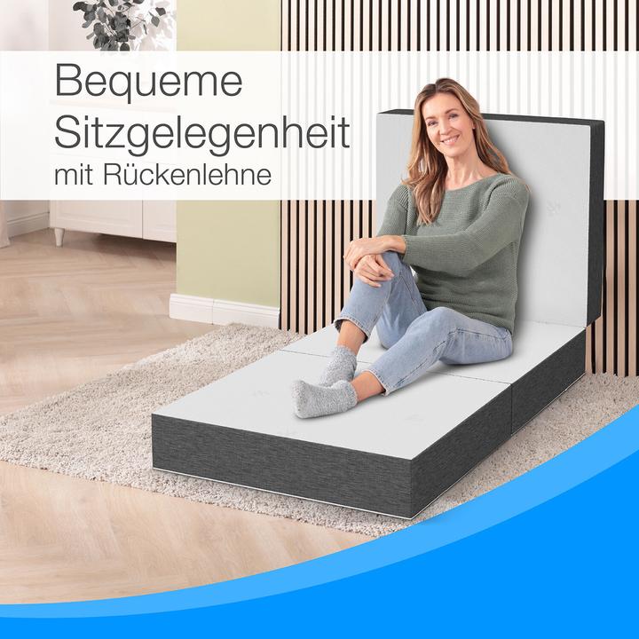 Actual product image Bestschlaf Premium Visco folding mattress (75 x 200 cm, Foam core)